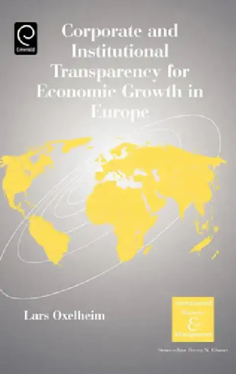 Cover of Corporate and Institutional Transparency for Economic Growth in Europe
