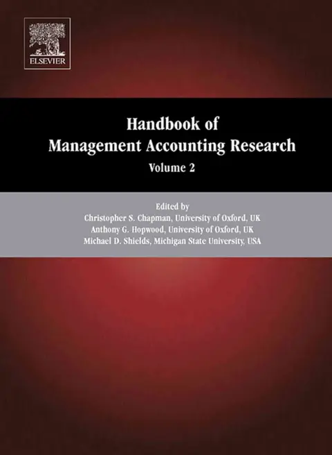 Cover of Handbook of Management Accounting Research