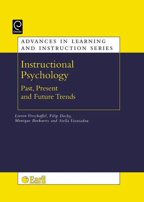 Cover of Instructional psychology