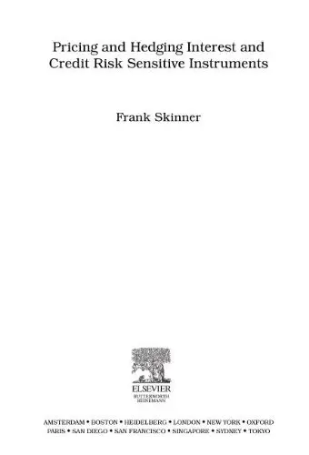 Cover of Pricing and Hedging Interest and Credit Risk Sensitive Instruments
