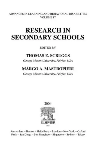 Cover of Research in Secondary Schools