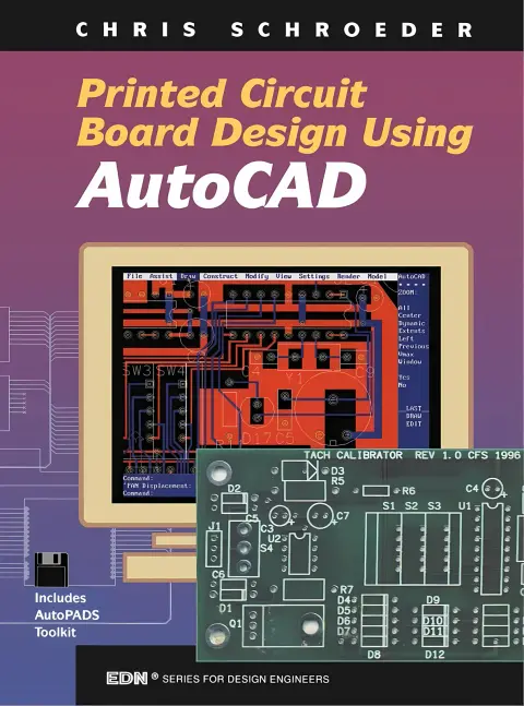 Cover of Printed circuit board design using AutoCAD