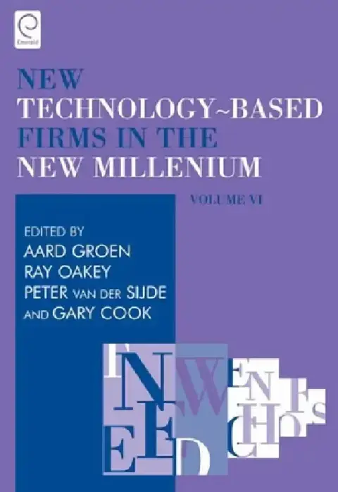 Cover of New Technology-Based Firms in the New Millennium