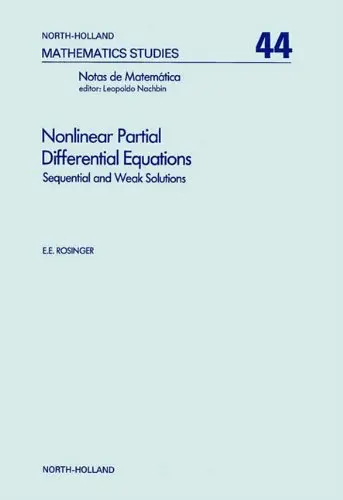 Cover of Nonlinear Partial Differential Equations