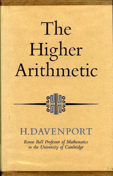 Cover of The higher arithmetic