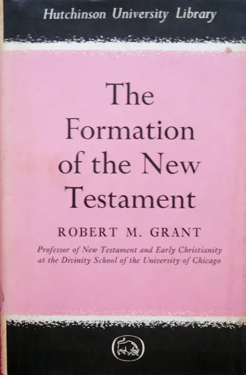 Cover of Formation of the New Testament