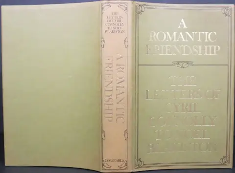 Cover of A romantic friendship
