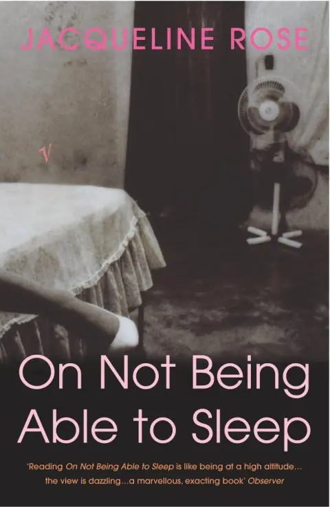 Cover of On Not Being Able to Sleep