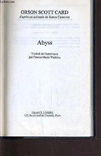 Cover of Abyss