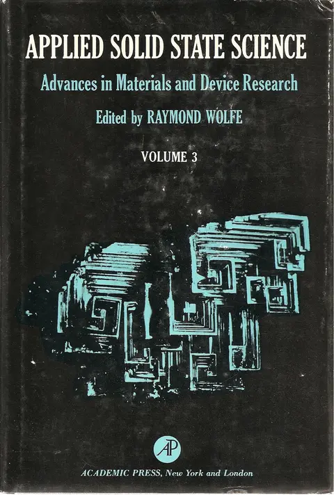 Cover of Applied Solid State Science