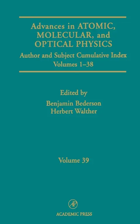 Cover of Advances in Atomic, Molecular, and Optical Physics