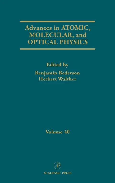 Cover of Advances in Atomic, Molecular, and Optical Physics