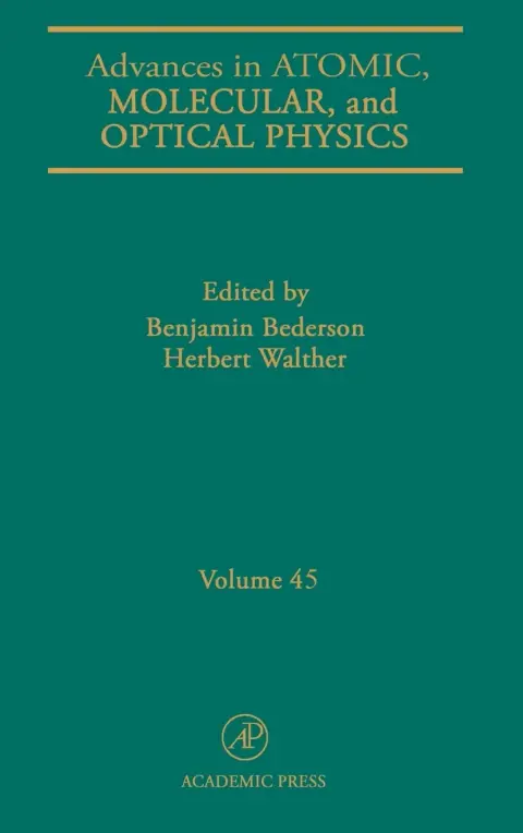 Cover of Advances in Atomic, Molecular, and Optical Physics