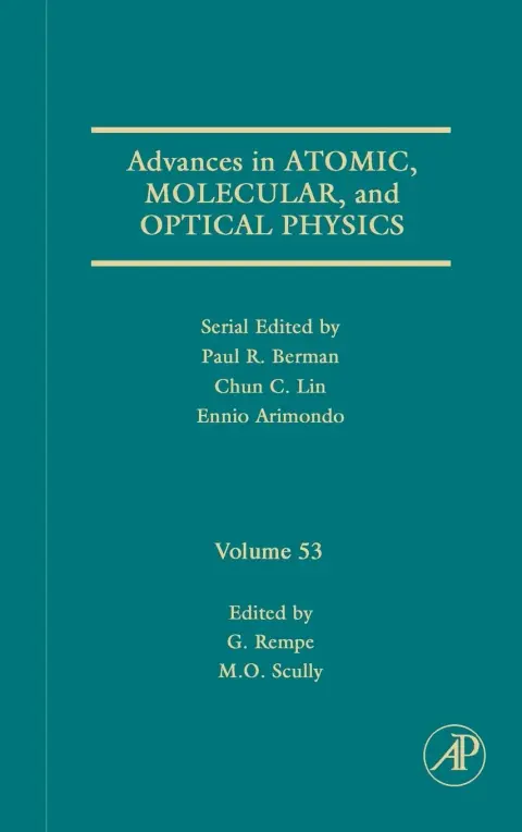 Cover of Advances in Atomic, Molecular, and Optical Physics