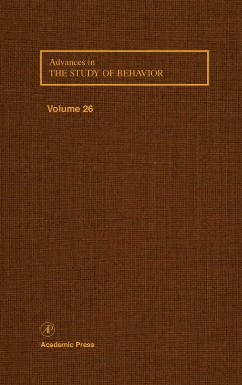 Cover of Advances in the Study of Behavior
