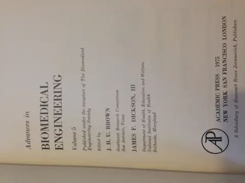 Cover of Advances in Biomedical Engineering