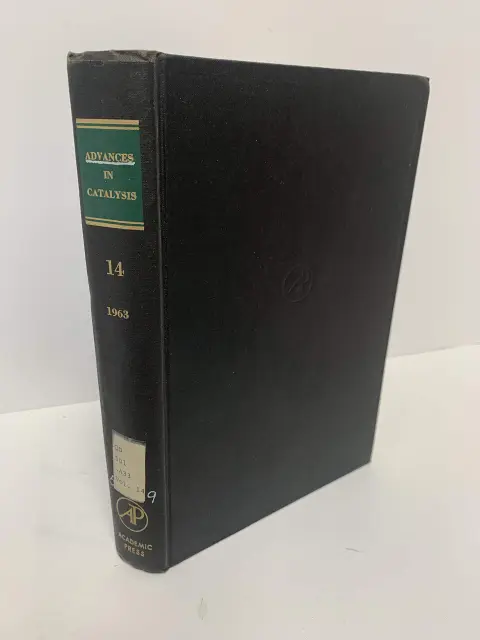 Cover of Advances in Catalysis and Related Subjects