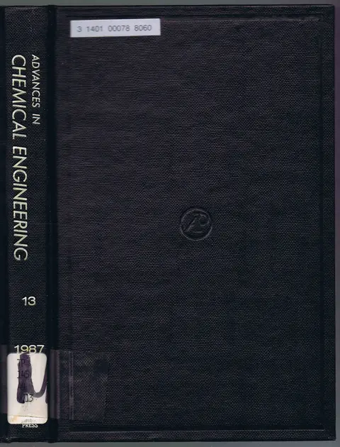 Cover of Advances in Chemical Engineering