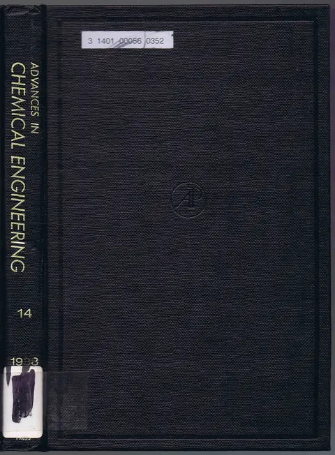 Cover of Advances in Chemical Engineering