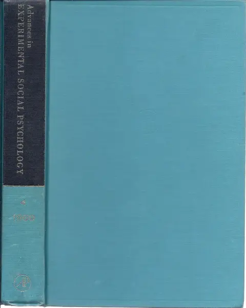 Cover of Advances in Experimental Social Psychology