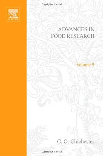 Cover of Advances in Food Research 1959
