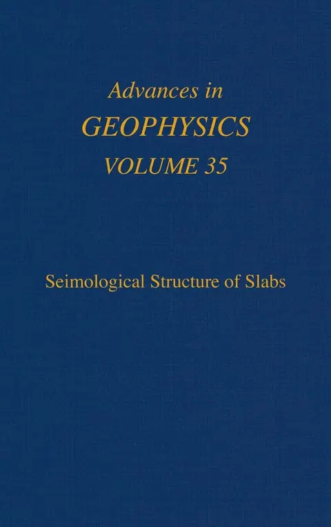 Cover of Advances in Geophysics