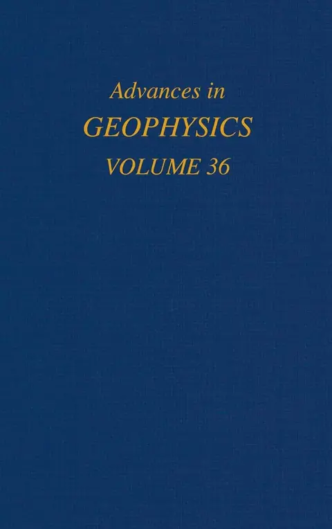 Cover of Advances in Geophysics