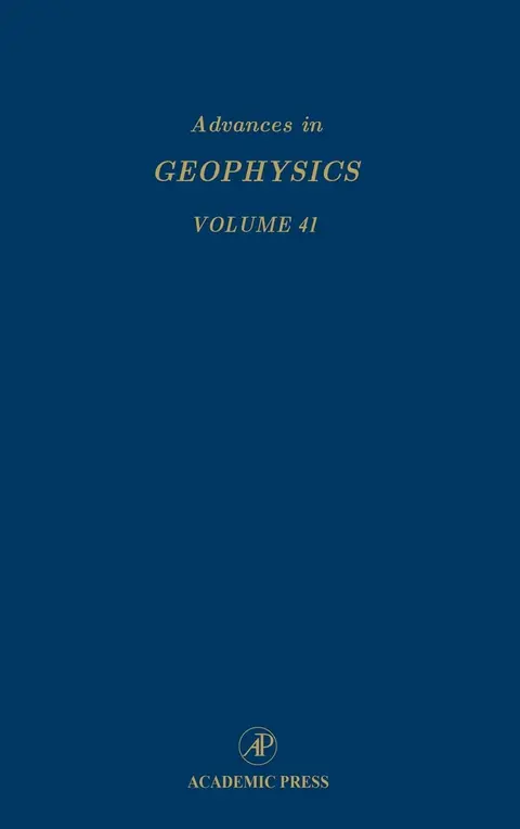 Cover of Advances in Geophysics