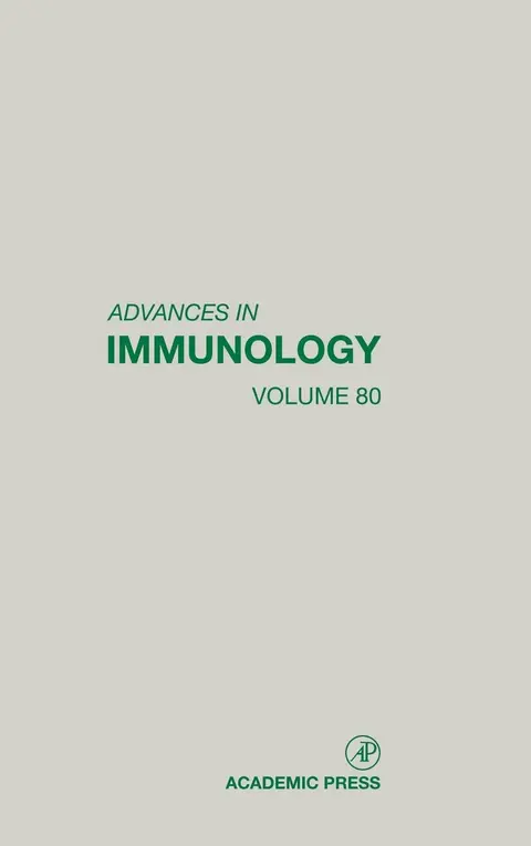 Cover of Advances in Immunology Vol.80