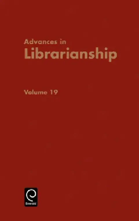 Cover of Advances in Librarianship