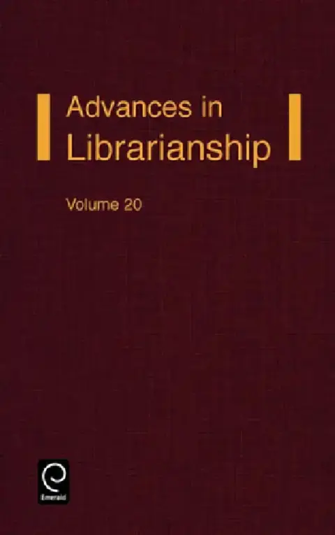 Cover of Advances in Librarianship