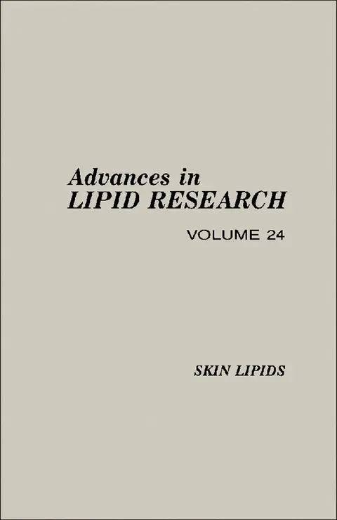Cover of Advances in Lipid Research
