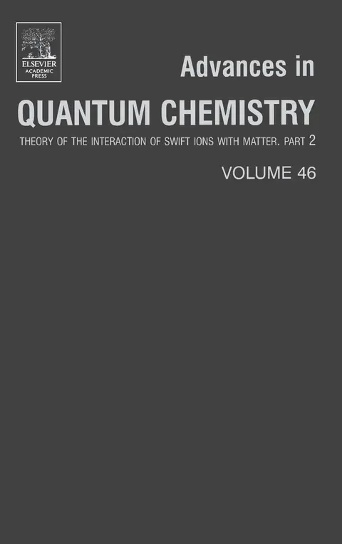 Cover of Advances in Quantum Chemistry