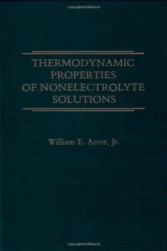 Cover of Thermodynamic Properties of Nonelectrolyte Solutions
