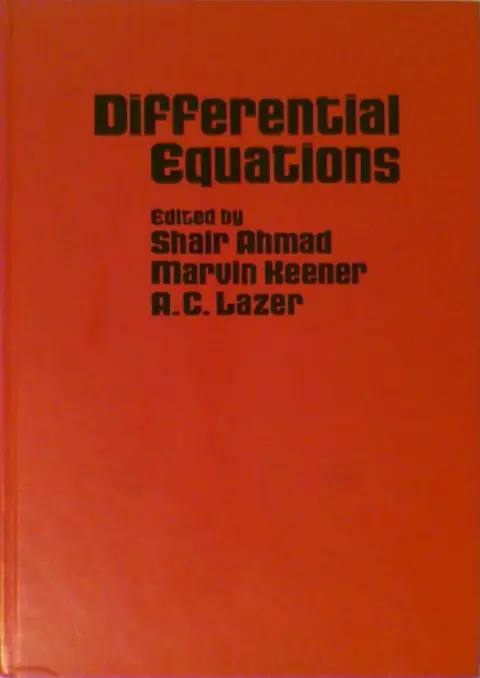 Cover of Differential Equations