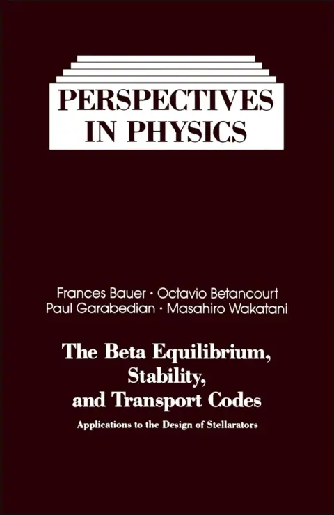 Cover of Bauer Beta Equilibrium, Stability