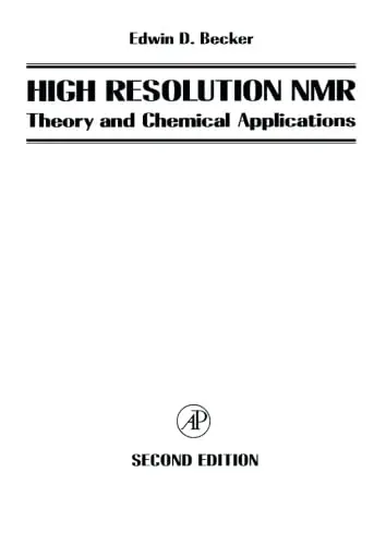 Cover of High Resolution NMR