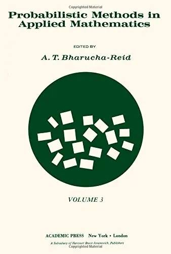 Cover of Probabilistic Methods in Applied Mathematics