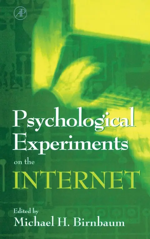 Cover of Psychological Experiments on the Internet