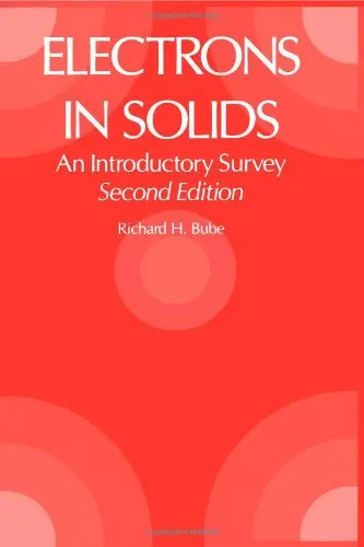 Cover of Bube Electrons in Solids 2e
