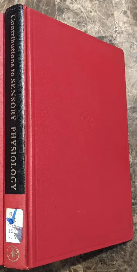 Cover of Contributions to Sensory Physiology