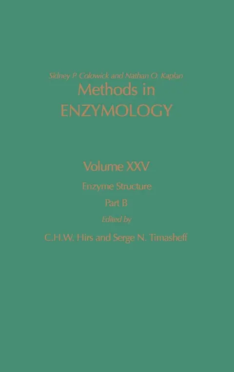 Cover of Enzyme Structure, Part B