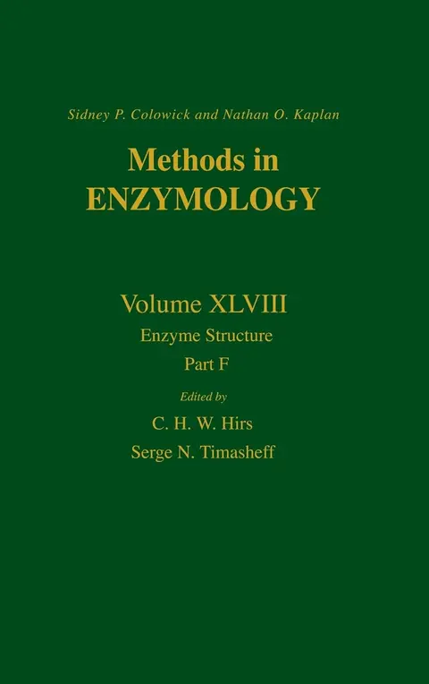 Cover of Enzyme Structure, Part F