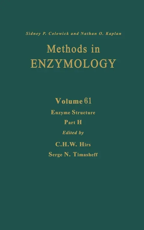 Cover of Enzyme Structure, Part H