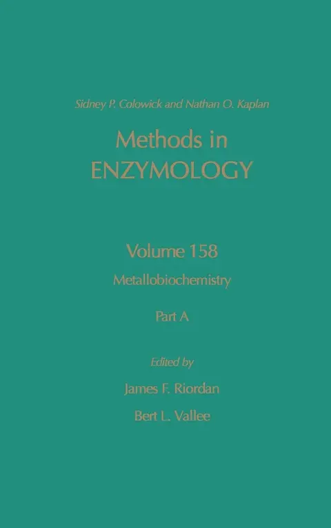 Cover of Metallobiochemistry, Part A