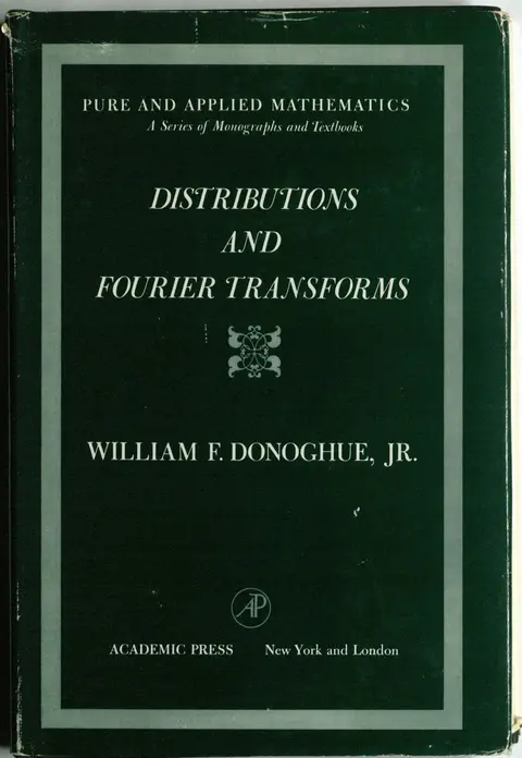 Cover of Distributions and Fourier Transforms