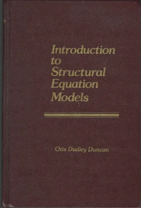 Cover of Introduction to Structural Equation Models