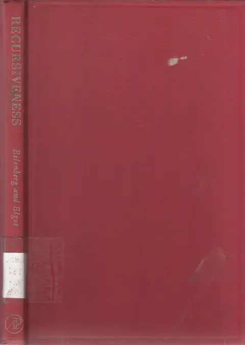 Cover of Recursiveness