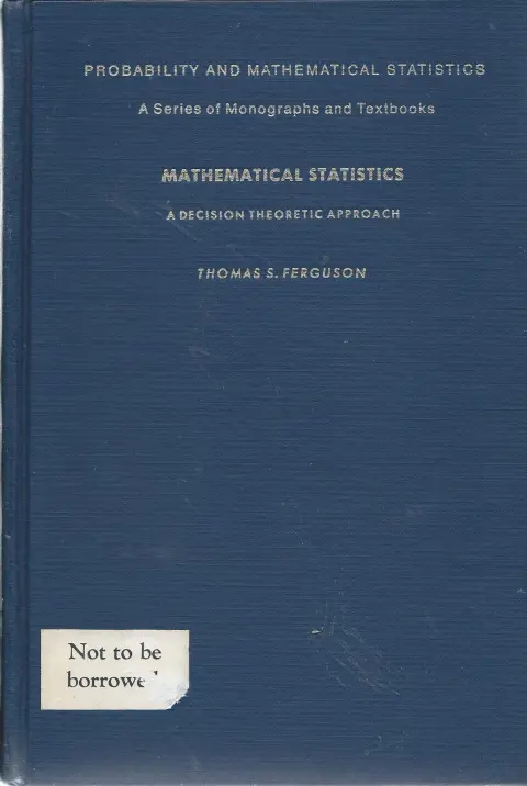 Cover of Mathematical Statistics