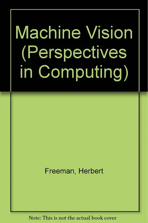 Cover of Machine Vision